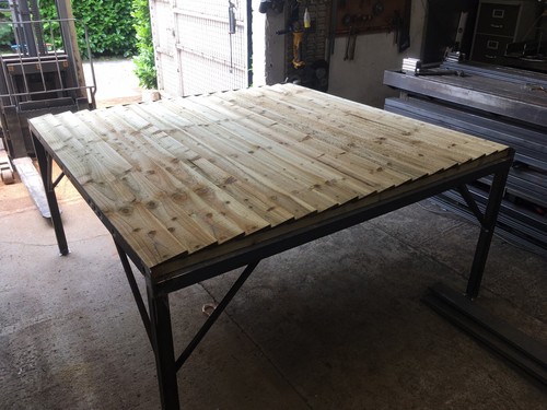 Fence panel jig feather edge - fence,