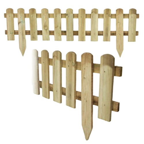 Wooden picket fence - wooden, garden