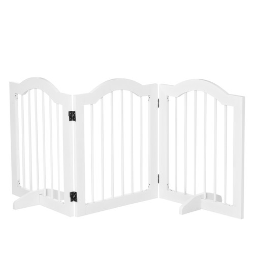 Pawhut panels dog gate with - gate,