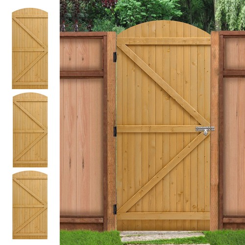 Large wooden garden gate pine - large,