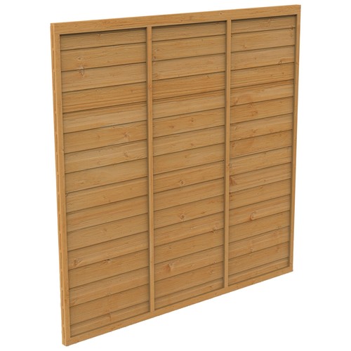 Overlap fence panel 6x5ft - overlap, dip