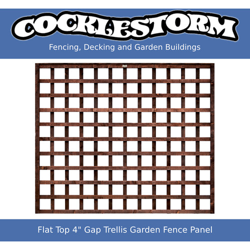 Flat top gap - top, 4"