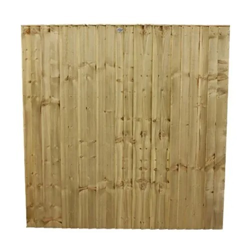 6x6ft green closeboard fence - 6x6ft,
