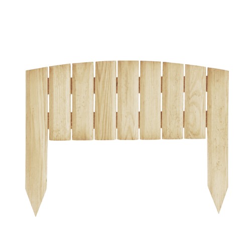 Wooden garden edging picket - wooden,