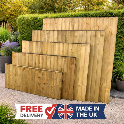 Wooden garden fence panels - wooden,