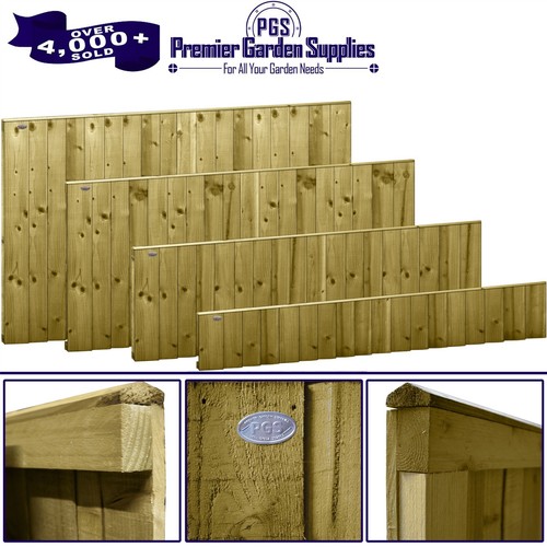 1ft 4ft wooden fence panel - wooden,