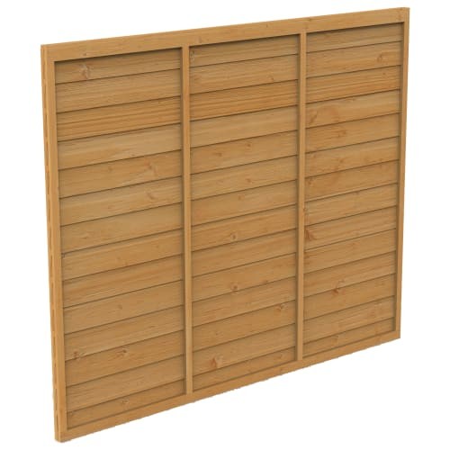 Overlap fence panel 6x5ft dip - panel,