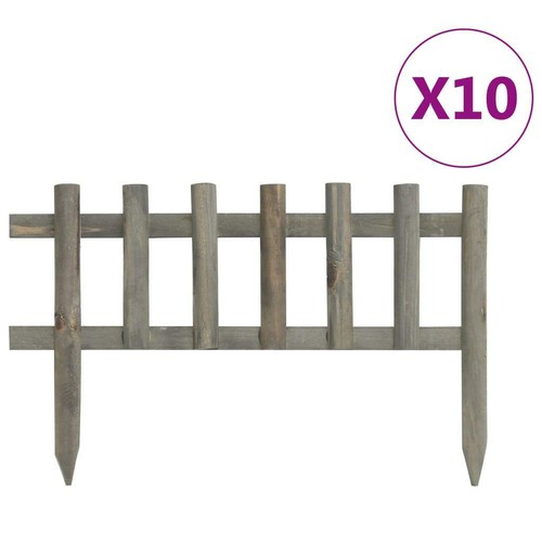 Wooden lawn edgings garden - 10,