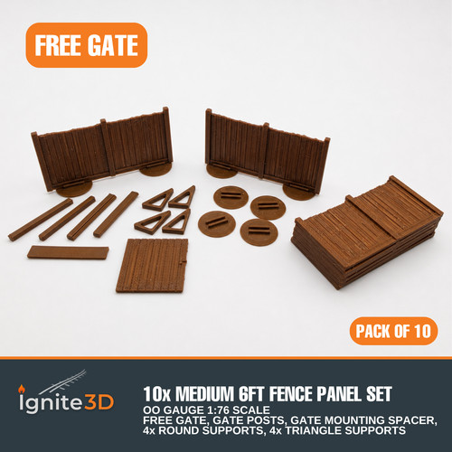 Gauge 6ft wooden fence - wooden,