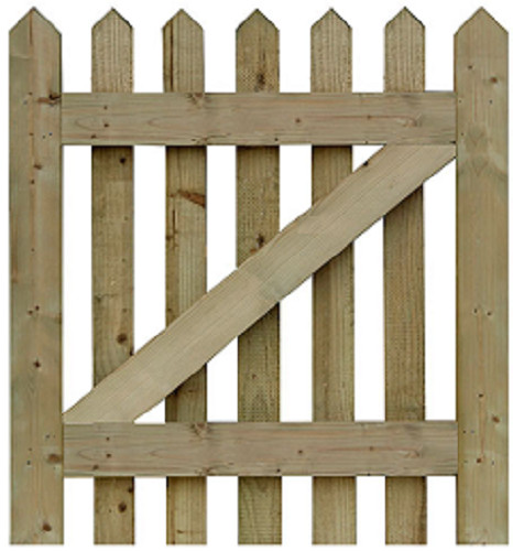 Garden cottage picket - picket, gate