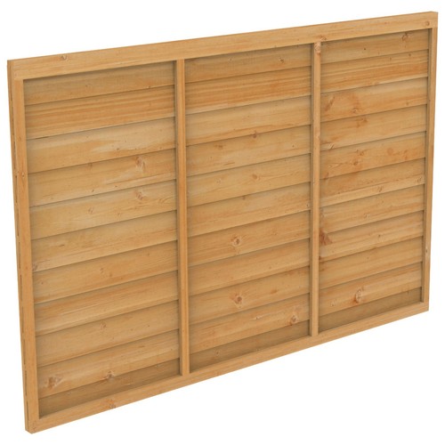 6x4ft wooden overlap fence - wooden,