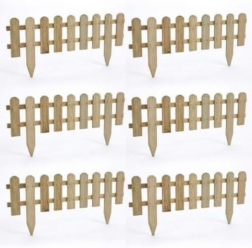 Pack wooden garden border - garden,