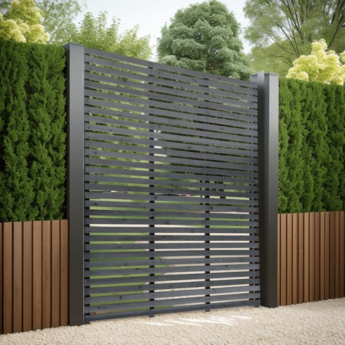 Wooden slatted garden - slatted,