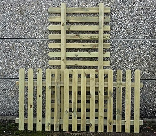 Picket garden fence panels - picket, x
