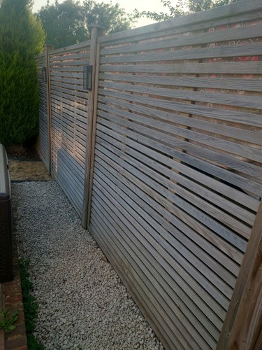 14pcs hit and miss - and, fence