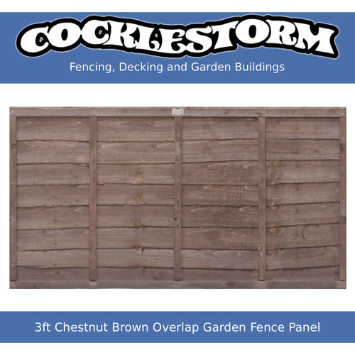 3ft high 6ft wide chestnut - 3ft,